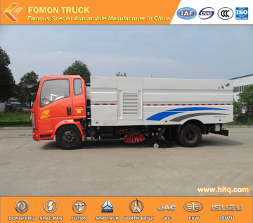 HOWO multifunctional truck mounted road sweeper