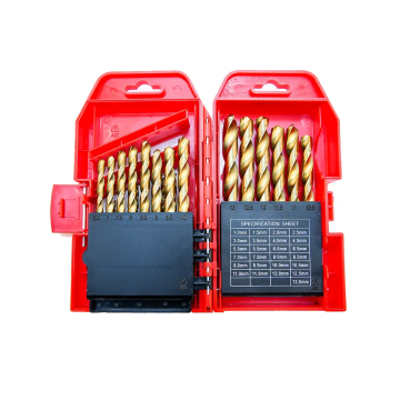 Fully Ground Hss Twist Drill Bit Set Metal