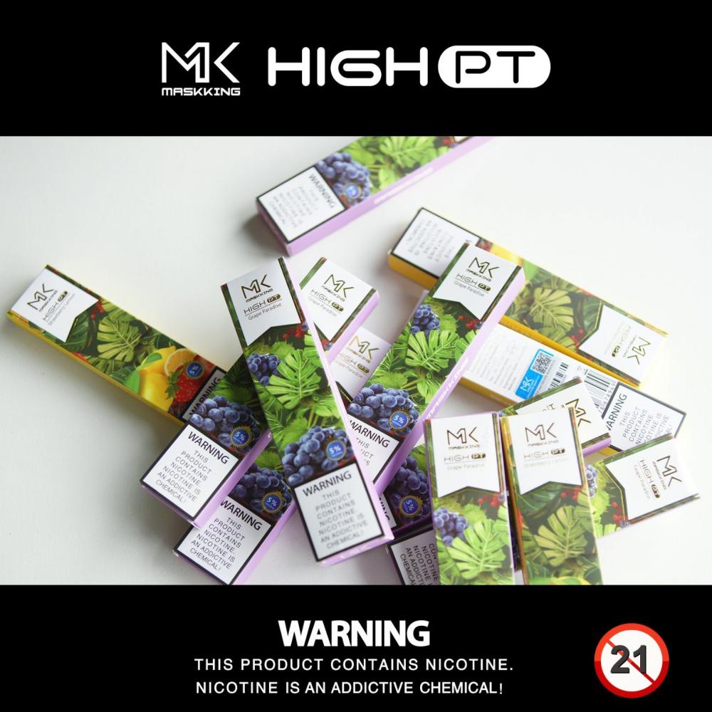 High PT Maskking 12 kleuren 450puffs vape