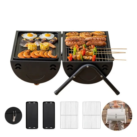 High Quality Camping BBQ Smoker Thickened Portable Charcoal Barbecue Grill Outdoor