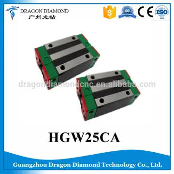 Hiwin slider block HGW25CA Linear bearing guide rail slider for cnc router machine HGW25CA