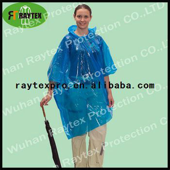Hot Sale Emergency Waterproof PE Poncho