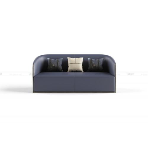 Contemporary Leather Sofa Sectional Sofa 2 seats leather sofa 304 S/S frame sofa Supplier