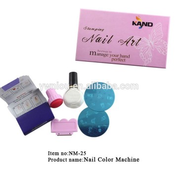 NM-25 hot selling Nail Art Colors Printing Machine Polish DIY/Stamper Kit