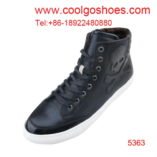 head of bone newest style leather men boots