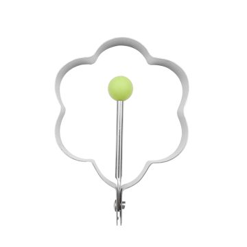 Stainless Steel Kitchen Egg & Pancake Rings with Flower Shapes for Cooking