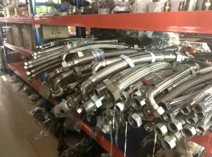 Stainless steel flexible metal braided tube