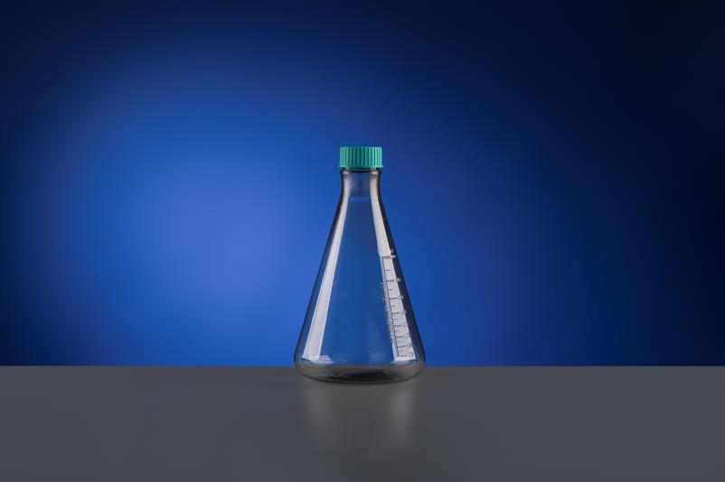 1000ml polykarbonaatti Erlenmeyer Flasks litteä pohja