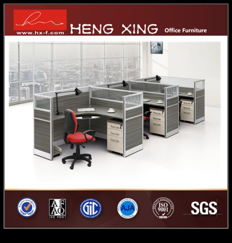 Modern Office Furniture 3 Seats Office Partition Workstation (HX-NA8412)