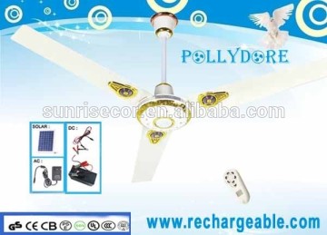 Solar DC Ceiling Fan with light Remote control ceiling fan Solar ceiling fan PLD-8