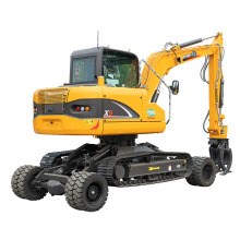 Rhinoceros X9 9TON Crawler and Wheels Excavator مع تصميم براءة اختراع