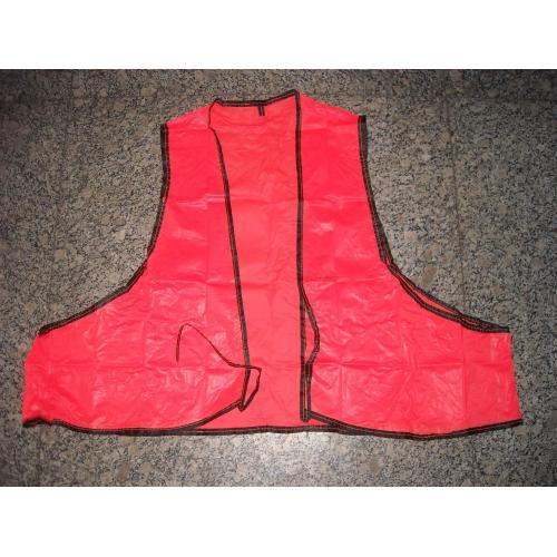 Gilet di sicurezza arancione adulto monouso