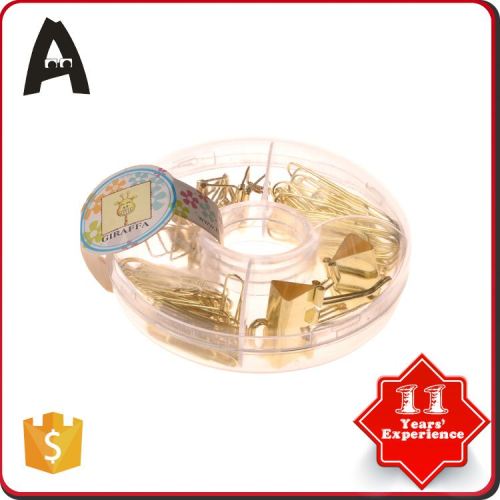 Quality Guaranteed factory supply paper clips gold