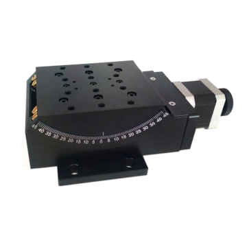 Electric Goniometer Stage with +/- 45 Degree Rotation Range