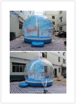 Outdoor Transparent Inflatable Advertising Snow Ball