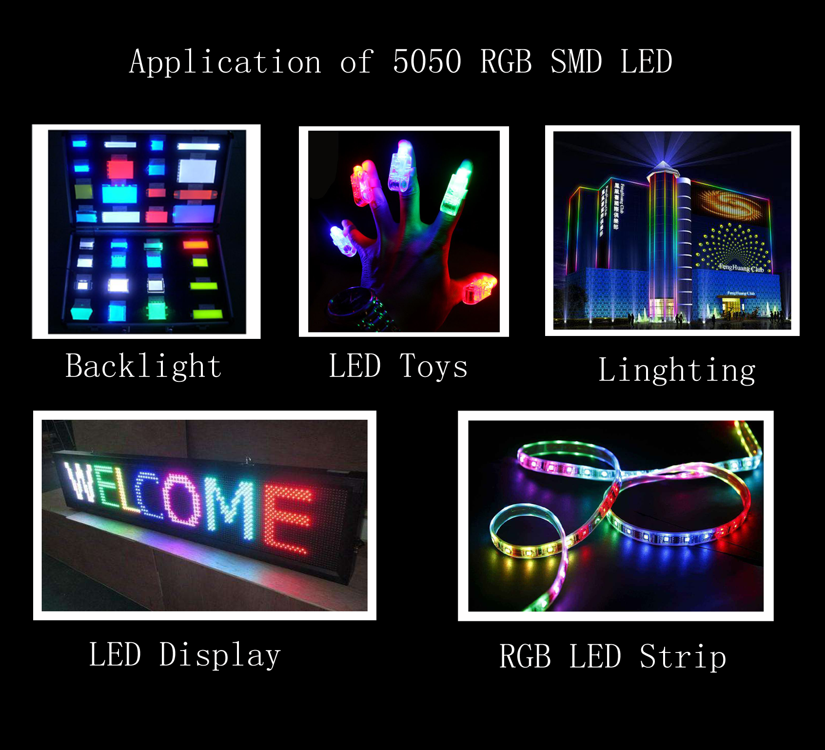 application of rgb