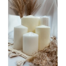Pillar Candles White Huge Bougie Popular Sizes