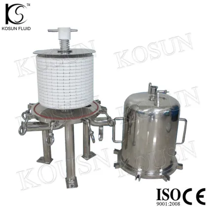 12" or 16" beer and wine lenticular filter housing for pall and cuno module