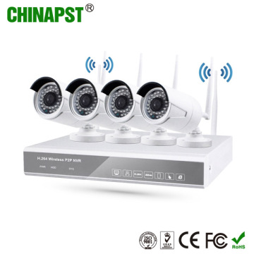 2017 Newest APP Night Vision Bullet IP 4CH WiFi Camera Wireless NVR System (PST-WIPK04CH)