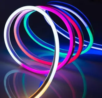 12V/24V Waterproof Outdoor RGB LED Neon Sign Flex Strip Lights: Customizable Lighting Solutions