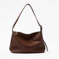 Minimalist Niche Leather Cowhide Stylish Commuter Tote