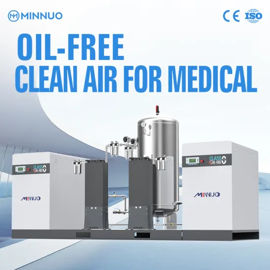 22kw 37kw Medical use Dental Silent Scroll Oil Free Air Compressor