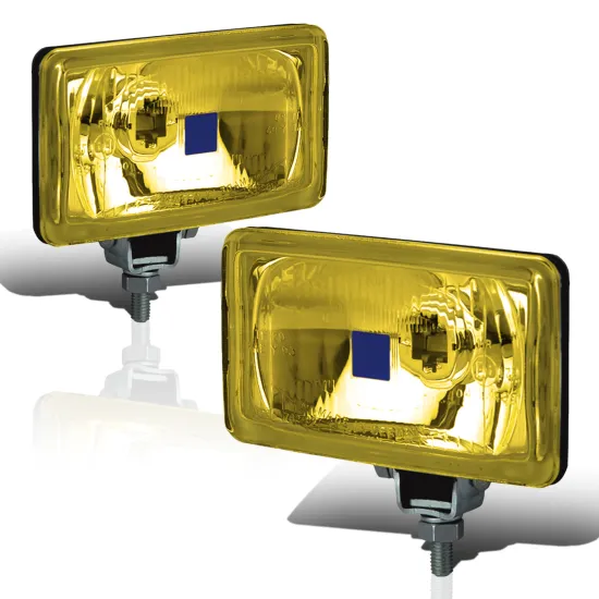 Factory Waterproof Universal Spot Lamp Assembly with Yellow Cover for All Cars