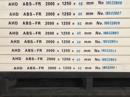 White Color Flame Retardant FR- ABS Sheet