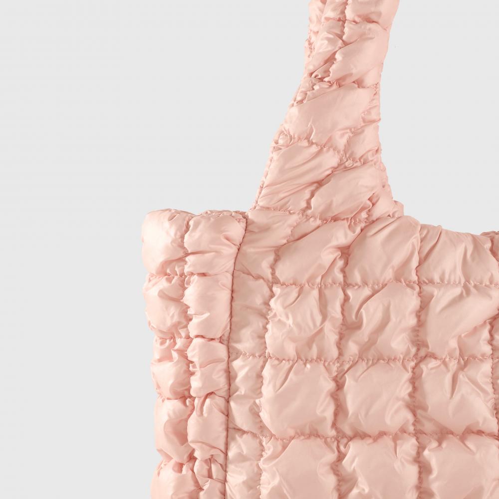 pink quilted tote bags for lady