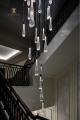 Forme de goutte d&#39;eau Hôtel de lustre Swarovski Custom Luxury Luxe Chandelier décoratif