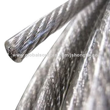 Stainless Steel Wire Rope, 1x19, with Coating