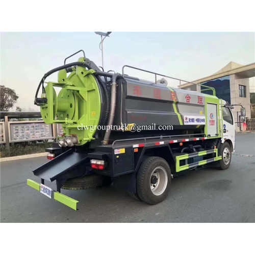 Dongfeng 170hp Jet Dredging Vacuum Sewage Suction Truck