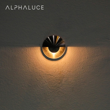 Éclair d'escalier LED encastré extérieur avec capteur de mouvement et éclairage de piscine sous-marine