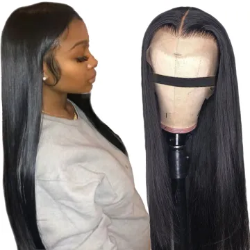 Full Hd 360 Lace Frontal Wig Cheap Straight Brazilian Virgin Human Hair Extension Transparent Lace Front Wig For Black Women