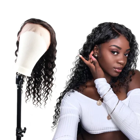 wholesale Jerry Curl full lace human hair wigs for black women 360 full lace wig virgin hair HD lace frontal wigs with baby hair