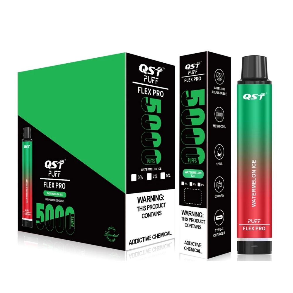 QST Puff Flex Pro15 Vape descartável de sabor