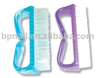 Long hanlde nail art cleaning brush for nail care