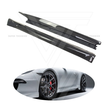 Vorstein Style Carbon Fiber Side Skirts for Porsche Carrera 991 911 (2012-2015)