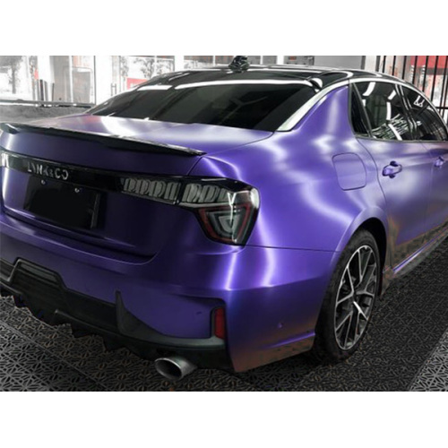 matte metal metallic purple car vinyl wrap