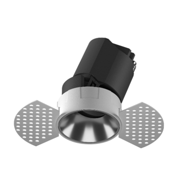 Round 5W Spotlight: Spot Light Adjustable Frameless COB 7W LED Downlight