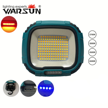 Portable Rechargeable Camping Floodlight with Magnet and COB LED Technology