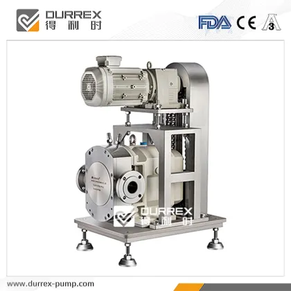 Vinegar transfer lobe pump in seasoning industry