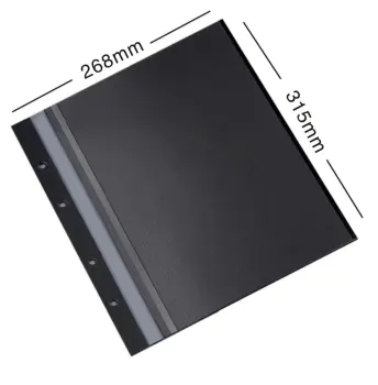 Black Pages Refill for Scrapbooks - 30 Sheets (60 Pages) Thick Blank Paper