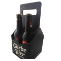 Black corrugated paper box wine box