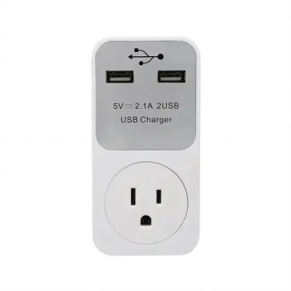 5V 2.1A USB Timer Socket