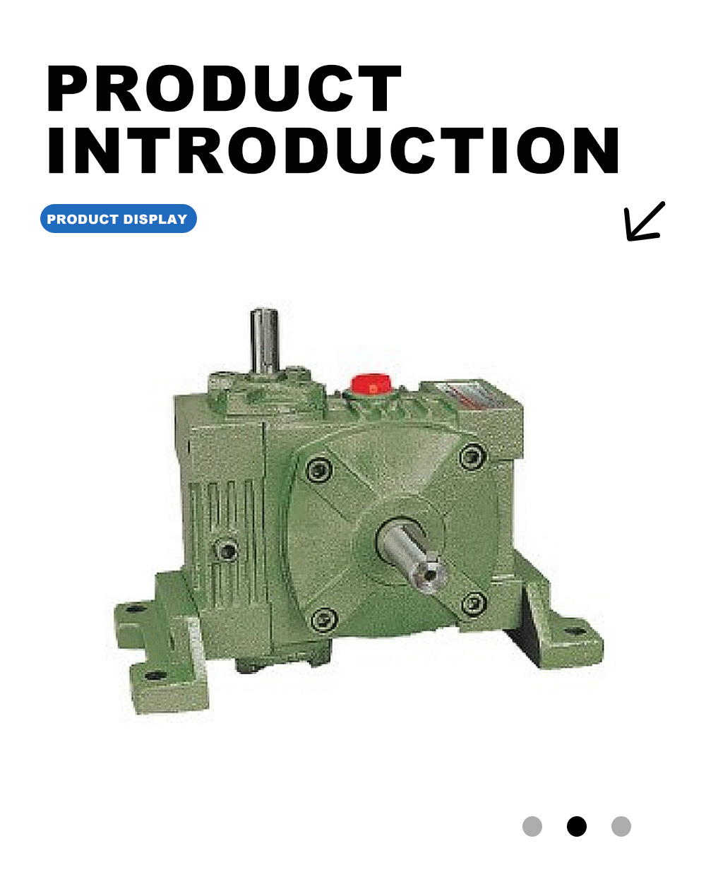 WPWT Worm Gear Speed Reducer X