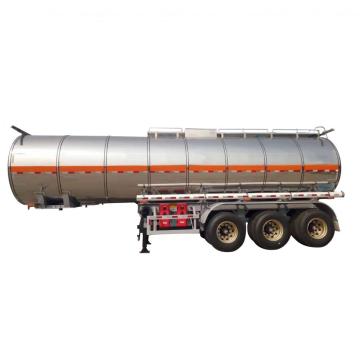 Semitrailer Tangki Bahan Api Aluminium 3 Gandar