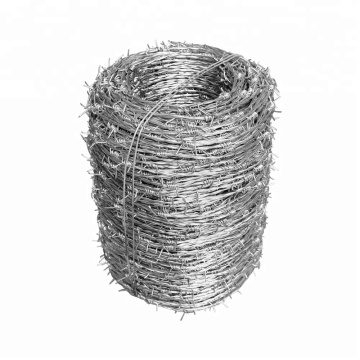 Alambre de púas galvanizado con acero de alta resistencia a la tracción