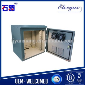 2016 hote selling waterproof telecom cabinet rack/outdoor rack cabinet/SK-185A metal wall mount cabinet with fan