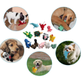 Squeaky Plush Dog Toy Pack för valp